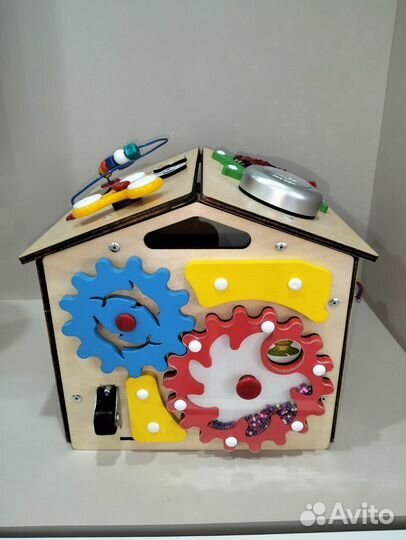 Бизиборд домик со светом большой