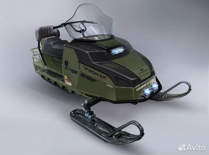 Снегоход promax yakut 2.0 long 500 4T 17 хаки