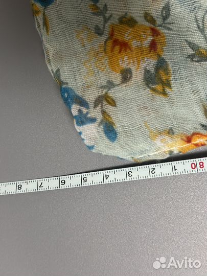 Шарф снуд женский с цветами