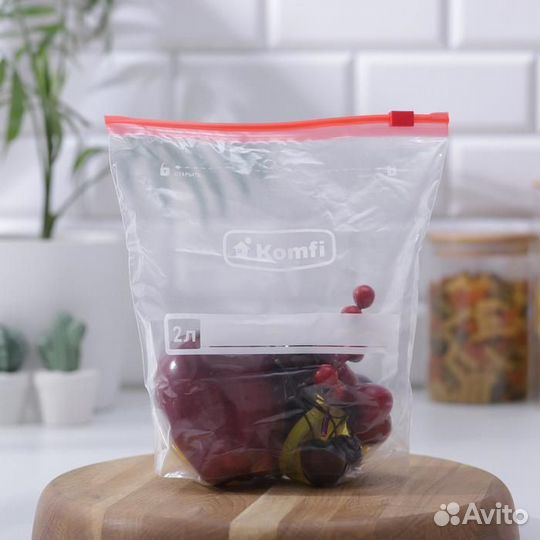 Пакеты с sаfe-защелкой 2 л, подходят для жидкостей