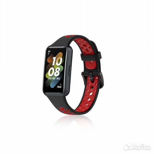 Ремешок спортивный силиконовый для Huawei Band 7 D