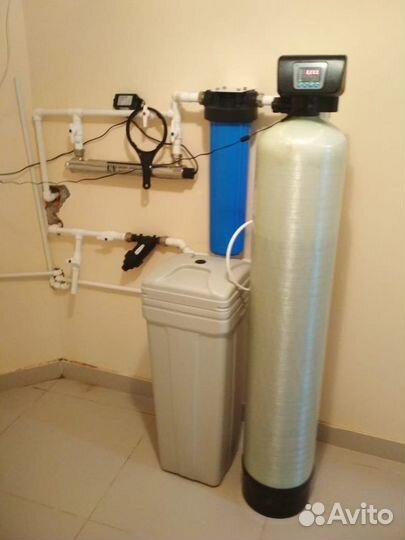 Система очистки воды. Фильтры для воды. Монтаж