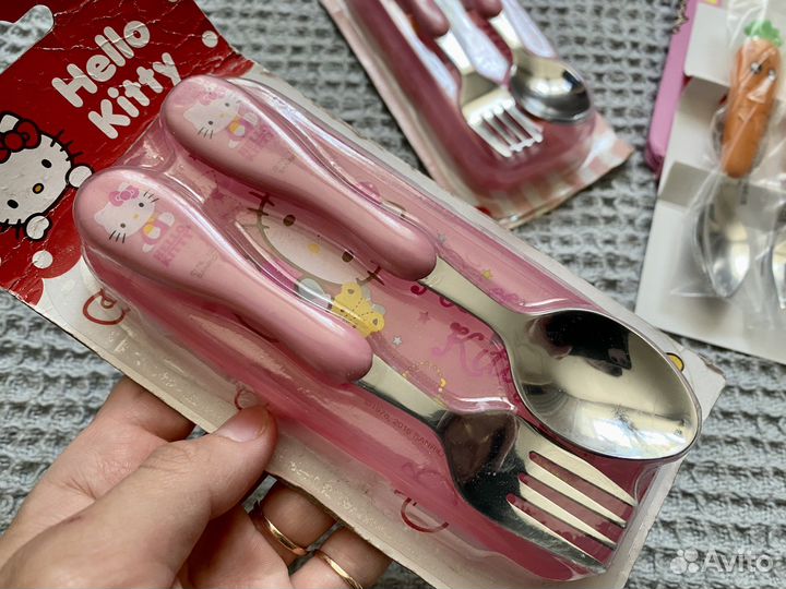 Детские столовые приборы набор посуды детский