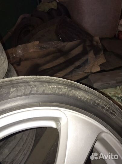Японские диски r17 с резиной bridgestone