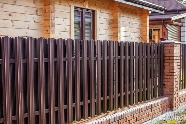 Горизонтальный штакетник