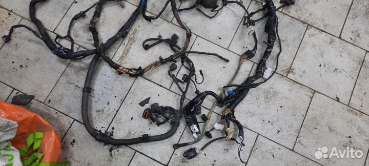 Проводка моторного отсека pajero 3 рест