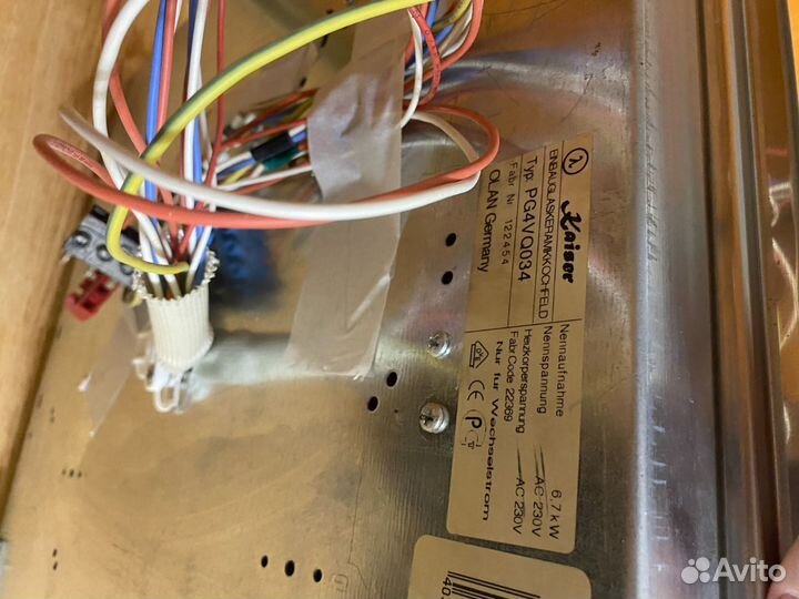 Плита электрическая и духовой шкаф