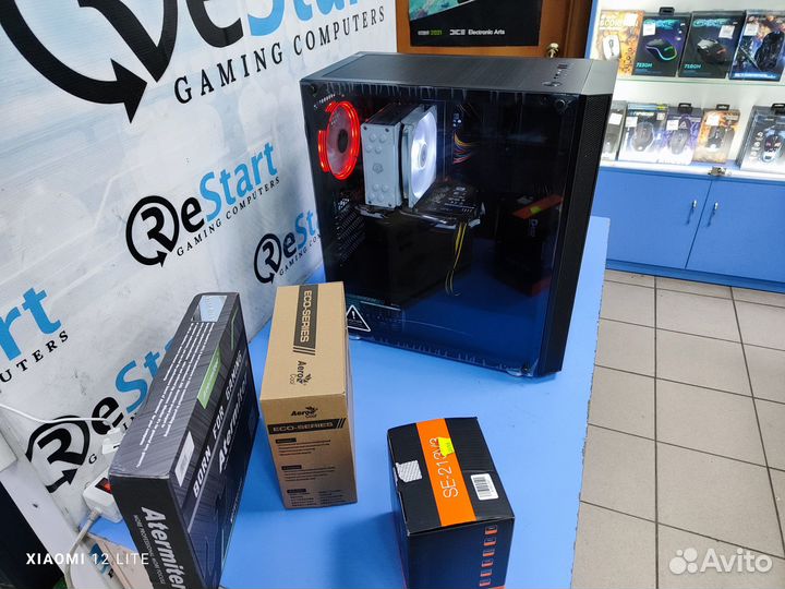 Игровой пк (10ядер/16ddr4/ssd480/RX 570 8gb)