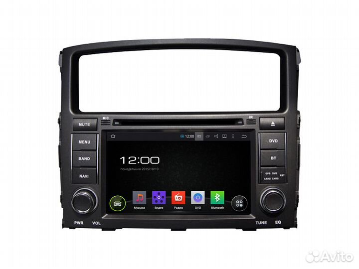 Штатная магнитола Mitsubishi Pajero на Android