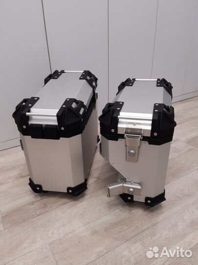 Боковые Алюминиевы кофры CRF1100 Africa Twin Серые