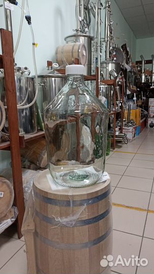 Бутыль стеклянный 10 л