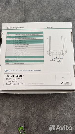 Wifi роутер 4g