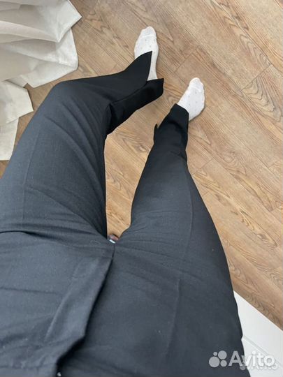 Брюки с разрезами zara