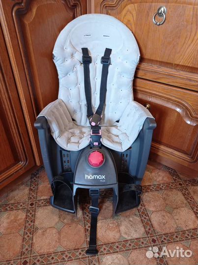 Детское велокресло hamax plus с багажником+шлем