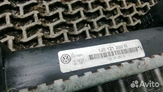 Радиатор системы охлаждения volkswagen bora 1 (UBE