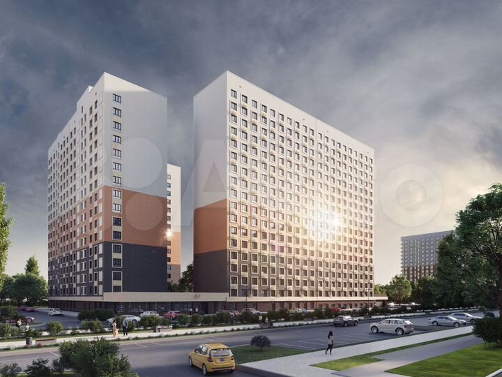 2-к. квартира, 62,3 м², 7/18 эт.