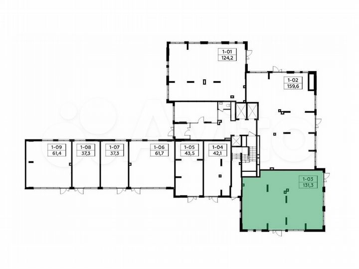 Сдам торговое помещение, 131.8 м²