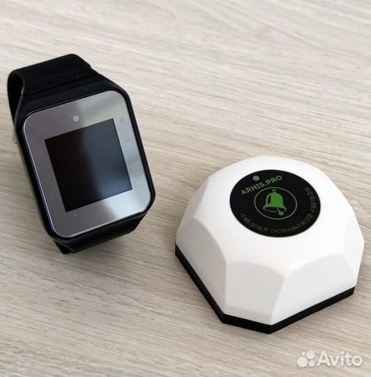 Беспроводная система/кнопка вызова официанта часы