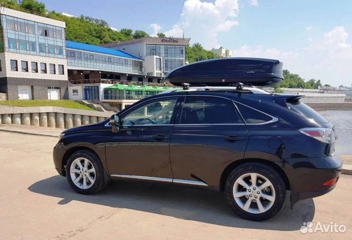 Автомобильный бокс Koffer А-440 черный глянец (440