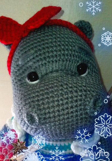 Игрушка бегемот