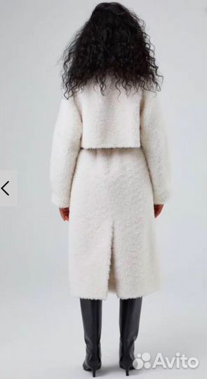 Шуба из натуральной овчины 46