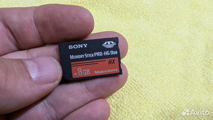 Карта памяти Sony Memory Stick 8Gb PRO Duo HX