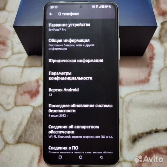 ASUS ZenFone 7 Pro ZS671KS, 8/256 ГБ