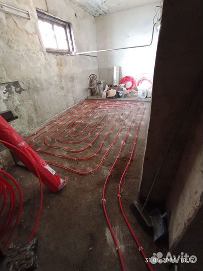 Теплый пол монтаж установка