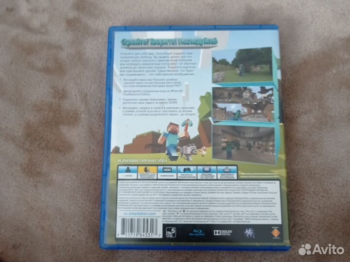 Minecraft ps4 диск