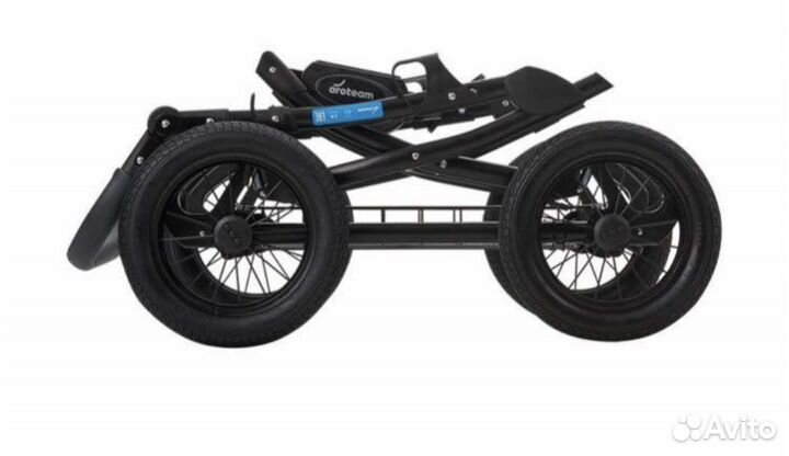 Коляска 2 в 1 aroteam cocoline экокожа бордо