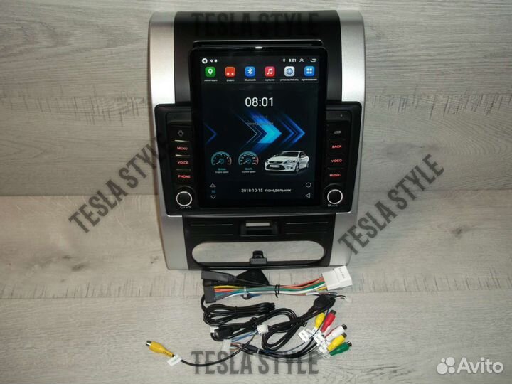 Магнитола Nissan X-Trail T31 Tesla Android GPS