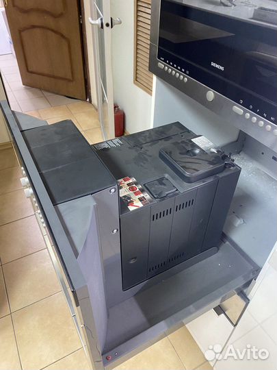 Кофемашина Siemens + шкаф для подогрева посуды