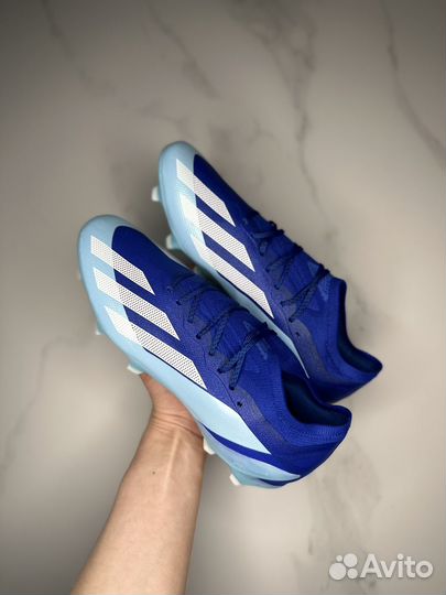 Бутсы Adidas X 23 синий, бирюзовый