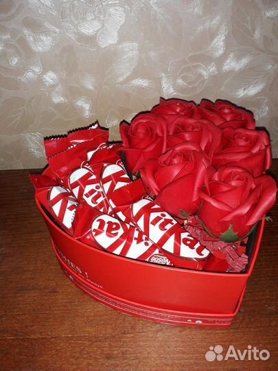 Букет из мыльных роз