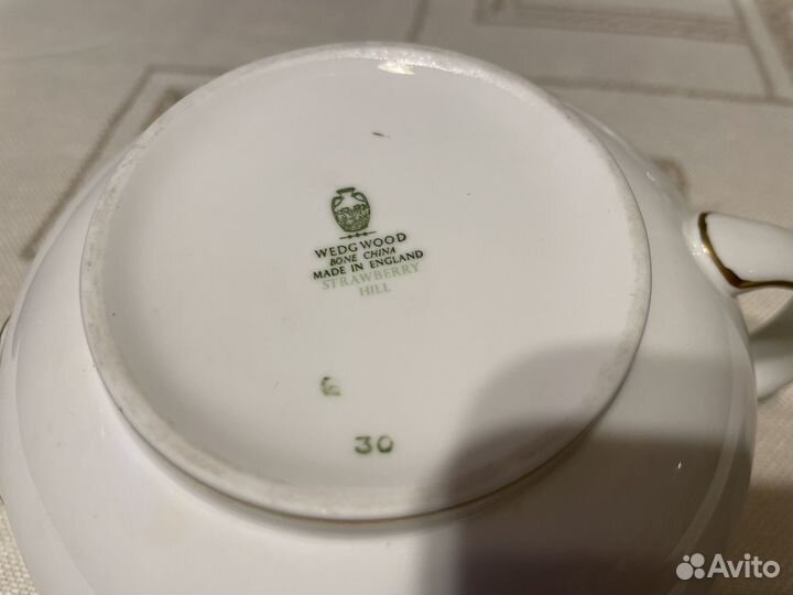 Винтаж Wedgwood Strawberry hill чайник, блюдо