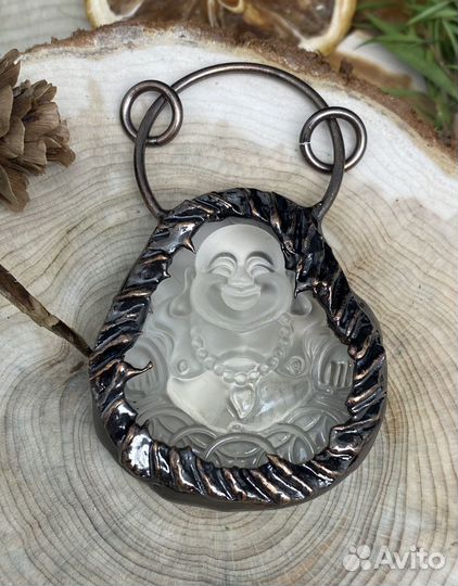 Подвеска бронза горный Хрусталь