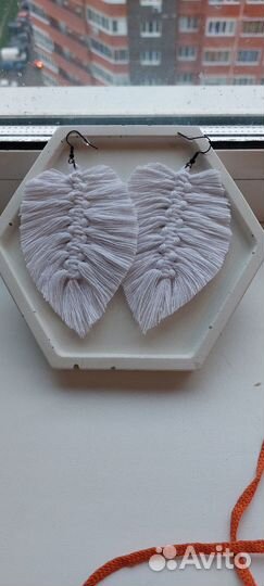 Серьги Бохо