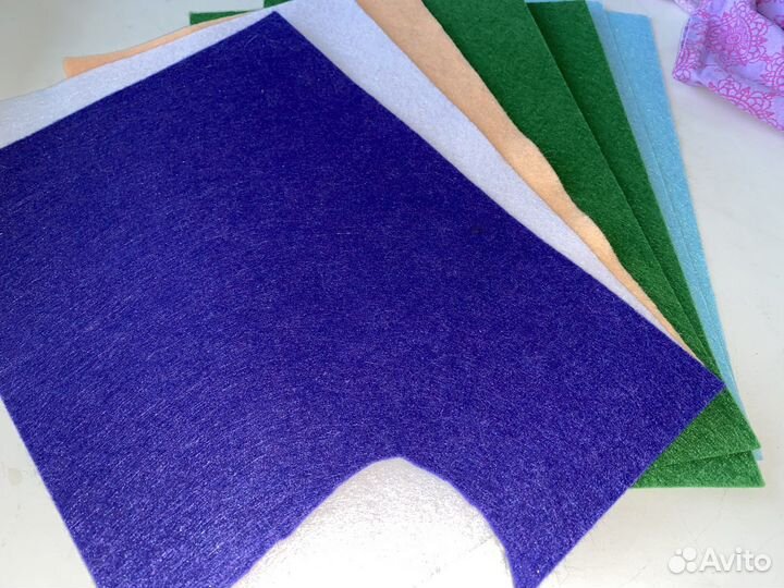 Фетр жесткий мягкий а4