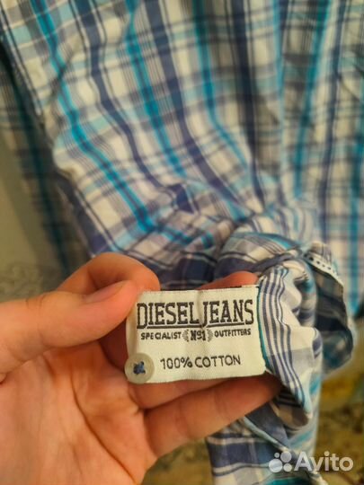 Рубашка diesel jeans винтаж Р.М