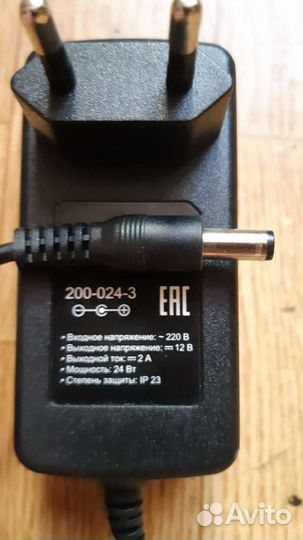 Адаптеры питания 12v-2А, 9v-0,5А, 5v-0,7А и другие