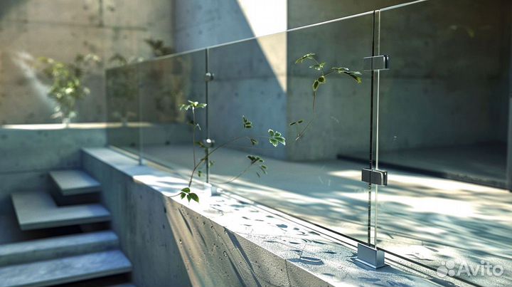 Стеклянные ограждения триплекс