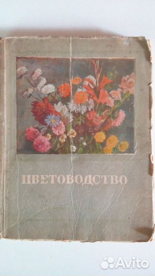 Книга Цветоводство СССР 1949год