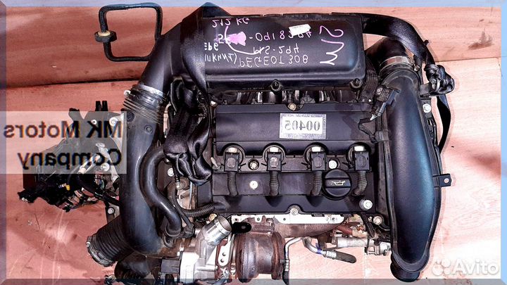 Двигатель EP6 5FV 5FT 5FX 5FY 1,6 Citroen C4 DS3