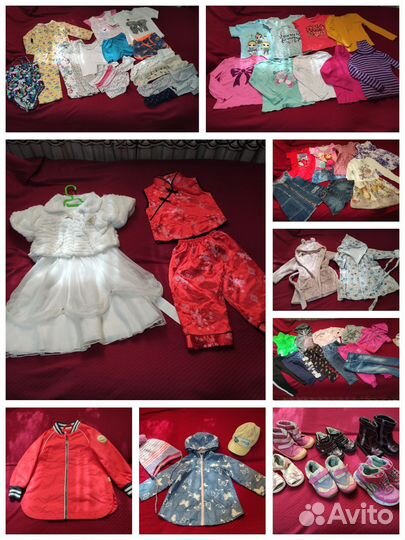 Одежда для девочки пакетом 92 98 104