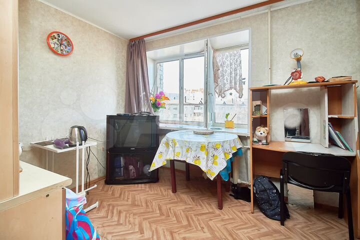 Комната 18 м² в 1-к., 6/9 эт.