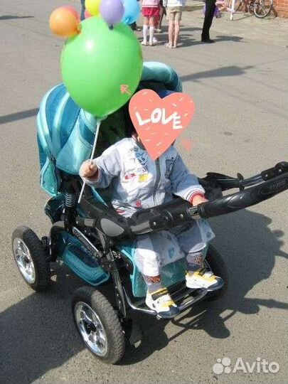 Детская коляска adamex 2в1