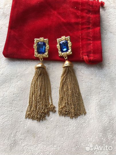 Роскошные винтажные серьги и клипсы Monet usa