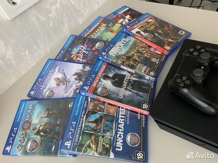 Sony playstation 4 PS4 pro 1tb с играми