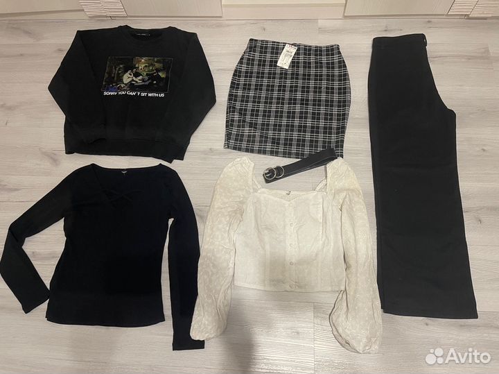 Пакет вещей + сумка