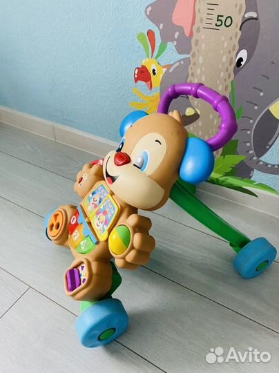 Каталка-ходунки ученый щенок от Fisher Price